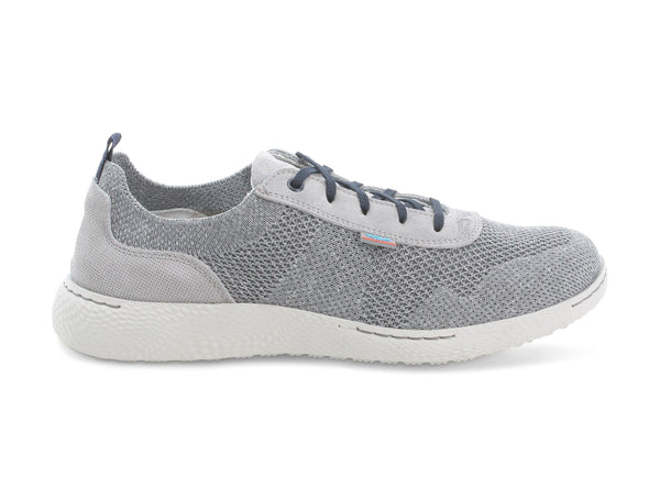 Melluso uomo scarpe basse estive in tessuto grigio U41021-210687